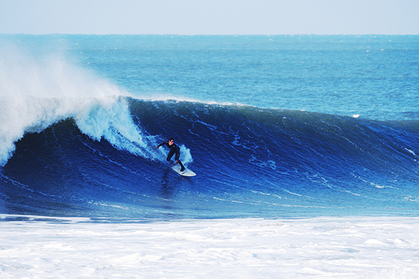 Surfing at Croyde in North Devon