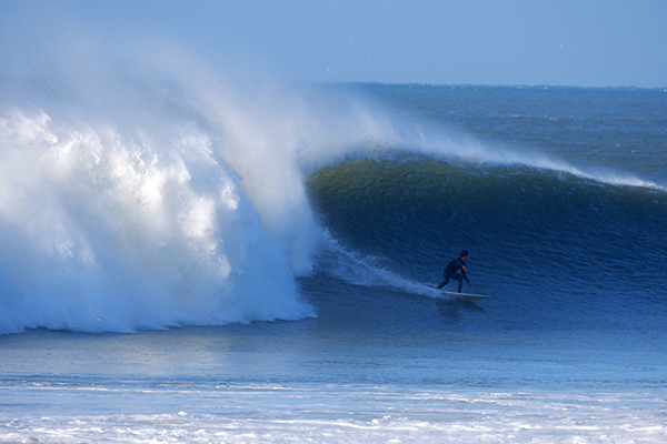 Surfing at Croyde Bay