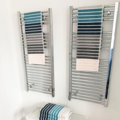Redwood apartment towel rails with radiators