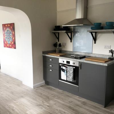 Redwood apartment kitchen